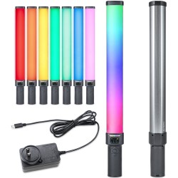 Dimmable Handheld RGB Tube Light 2500K-9000K 20W  Dimmable Handheld RGB Tube Light 2500K-9000K 20W